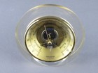 Vintage 1960s Brass And Acrylic Table Barometer