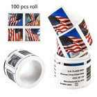 100 Count 1 Roll - 2024 Usps For-ever Flag Stamps  mint  Never Hinged 