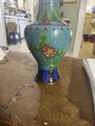 9 1 4  Tall Cloisonne Vase Vintage Designs Nice Colors Impressed China