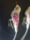 Lot Of 4 Vintage  Mercury Glass Birds