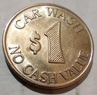 All Shined Up 1969 Car Wash Hampstead Maryland Token Md  1 No Cash Value