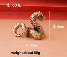 Brass Flying Dragon Figurine Small Animal Statue Office Home Decoration Toy Gift