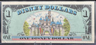 1987  1 Disney Dollar     Mickey     First   year     Anniversary Stamp