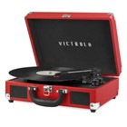 Bluetooth Portable Record Player 3-speed Suitcase Turntable Built-in Speakers Us