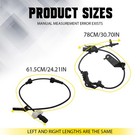 4x Front   Rear Abs Wheel Speed Sensor For 2008-2012 Honda Accord Replacement Ej