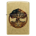 Zippo Windproof Street Brass Lighter  Knotted Tree Of Life  47176  New In Box