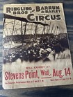 Vintage 1935 Ringling Brothers Barnum   Bailey Circus Program Chromolithograph