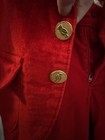 Winnie The Pooh Sears Red Corduroy Kids Jacket   Pants Set Size 3 Slim 1970s