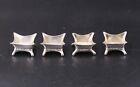 Four Tiffany   Co  Sterling Silver Footed Salt Cellars  6259m 2934  3 2 Oz