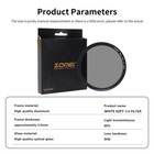 37 52 55 58 62 67 72 77 82mm White Soft Light 1 4 Filter Zomei Portrait Shooting