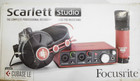 Focusrite Scarlett Studio 2i2 1st Gen Audio Interface Recording  headset Mic 