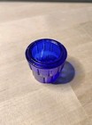 Antique Dental Dampen Cup Opi Cobalt Blue Rare Collectible