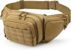 Tactical Military Pistol Pouch Concealed Carry Fanny Pack Waist Bag Gun Holster