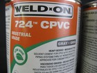  2  Weld On 724 Cpvc Pipe Cement Quart 32oz Cans Med Set Heavy Bodied Gray 14183