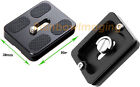 2 X 50mm Quick Release Plate Arca-swiss Type For Canon Nikon Sony Fujifilm Dslr