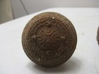 3 Antique Brass Door Knob Handles Vintage Old