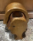 Htf Vintage Mcm   Wood Desk Pencil   Accessory Holder Wooden Interlocking Head