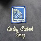 Vintage Continental Airlines Shop Jacket Coat Genuine Lion Apparel Worker  greg 