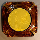 Vintage Thunderbird Hotel Las Vegas Ashtray Glass  minor Chip  Read Description 