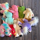 Lot Of 10 Build-a-bear Workshop Plush Variety Bundle Elephant Panda Unicorn