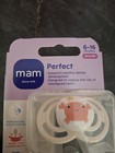 Mam Perfect Baby Pacifiers 2-pack 6m-16m Crab   Fish Silicone Thin Flexible Nip