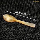 Medieval Genuine Horn Spoon Handcrafted For Viking Events Cosplay 4 Pcs 6 5 Inch