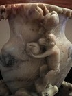 Vintage Unique Large Soapstone Carved Sculpture Art Decor Animals China Statue