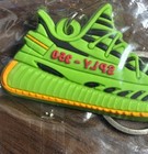 Adidas Yeezy Boost 350 V2 Sneaker Keychain 2d Flat Rubber 2 5    X 1 25    Green New
