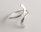 Solid Metal 925 Sterling Silver Women s Stylish Adjustable Toe Ring