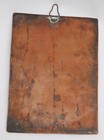 Vintage Embossed Copper Wall Plaque Art   Fisherman 