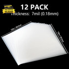 12pcs 7mil Blank Stencil Sheets  12 X 12 Inch Mylar Template Stencil Material Fo
