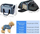 Large Cat Dog Carrier - Airline Approved 4 Side Expandable Soft-sided Pet Carrie