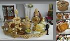 11 Pc Antique Art Nouveau Dresser Vanity Set Gilded Bronze brass ormolu Plateau