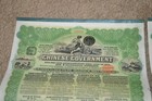 2 Chinese Government Reorganization 5  Gold Loan 1913 Bonds Green W Coupons    20