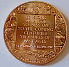 Us Mint 2014 Monuments Men Commemorative Bronze Medal 1 5 In 