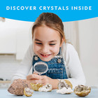Science Gifts For Kids Boys Girls Crack Open Geodes Kit Nat Geo Geology 4 Pack