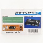 2x1 Port Usb Audio Kvm Switch Mt-202uk Vga Widescreen