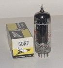 Vintage Tested Strong Zenith 6dr7 Radio Audio Ham Black Plate Vacuum Tube
