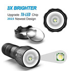 Lumen Super Bright Led Tactical Flashlight Rechargeable Led 1pc-18650 Battery