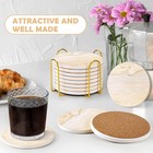 Coasters Drinks Set Of 4 Absorbent Marble Style Ceramic Coaster Cup Coasters