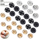 10-21mm Sew On Snap Buttons Metal Snap Fastener Buttons Press Button For Sewing