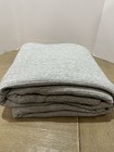 Pottery Barn Teen Cloud Jersey Coverlet  Full Queen Medium Grey