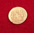 Ancient Roman Marc Antony Denarius 32-31 Bc  Legion Xvi Coin Sear372 Patrae Mint