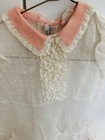 Vtg Celeste New York Toddler Girls Sheer White And Pink Dress Lovely 