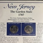 1999 New Jersey Bu P d Postal Commemorative Society Statehood Quarters   Stamps