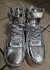 Led Shoes For Kids Usb Charging Light Up Sneakers Glowing Shoe  silver   