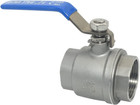 1-1 4  Female 316 Stainless Steel Full Port Ball Valve Vinyl Handle Wog1000  1-1