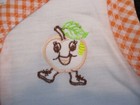 True Love Shirt Infant Boy Girl 12 Mos White Lightweight Apple Embroidery Nwt