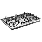 30  5-burner Gas Cooktop Stainless Steel Built-in