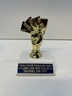 Poker Cards Texas Hold em 6  Trophy Award  Free Custom Engraving Support The Vet